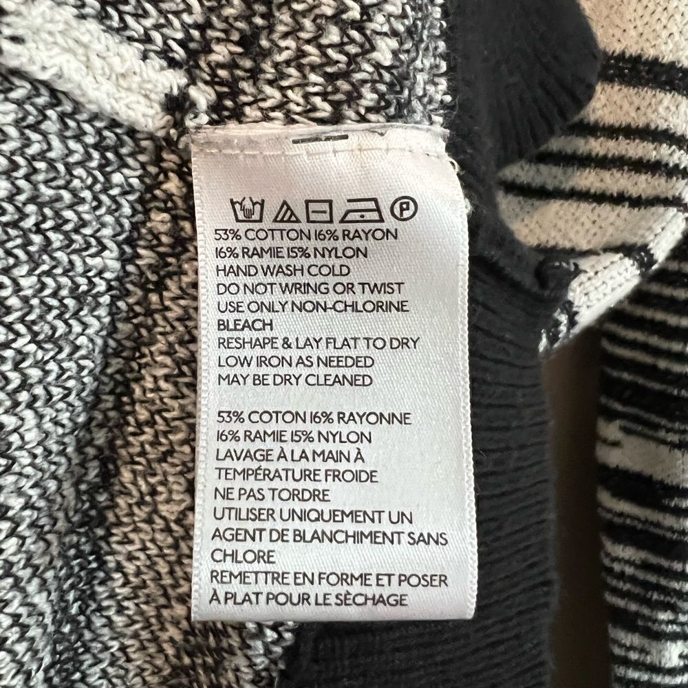 Anthropologie Button Front Striped Cardigan - Picture 7 of 7